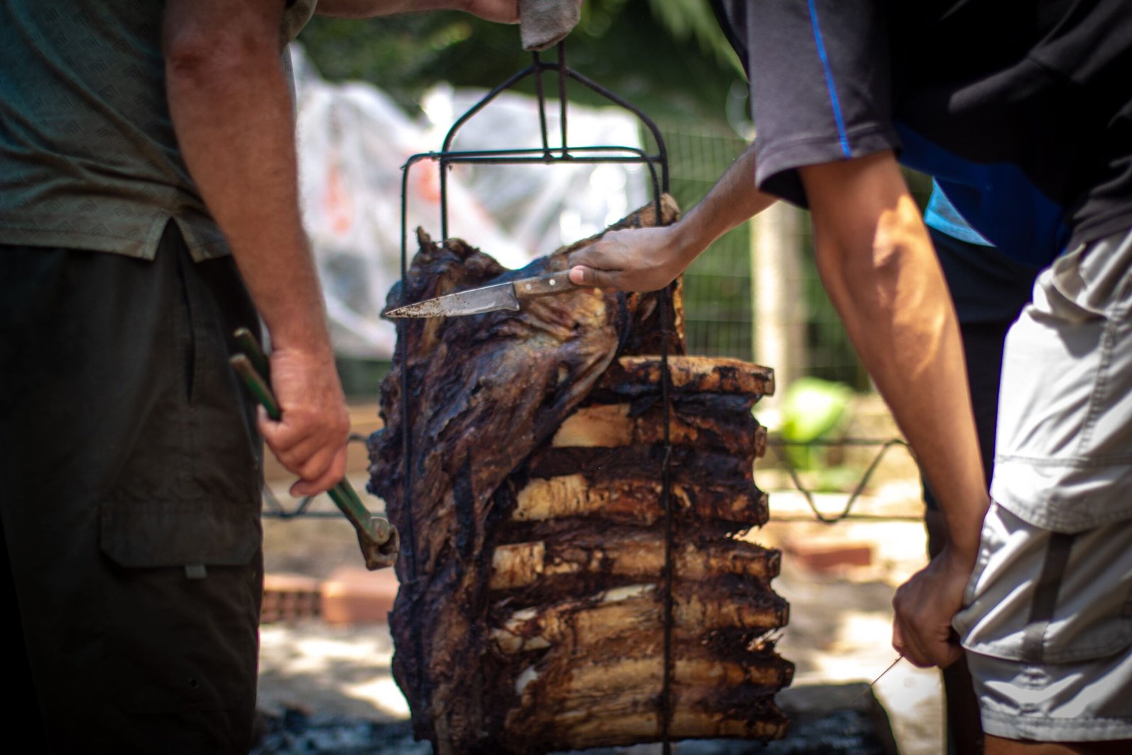 Costillar de ternera a la estaca