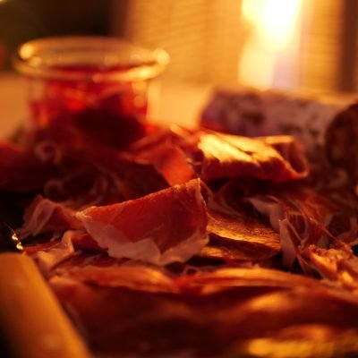 Ración de cecina en el Asador Don Gaucho de Padrón